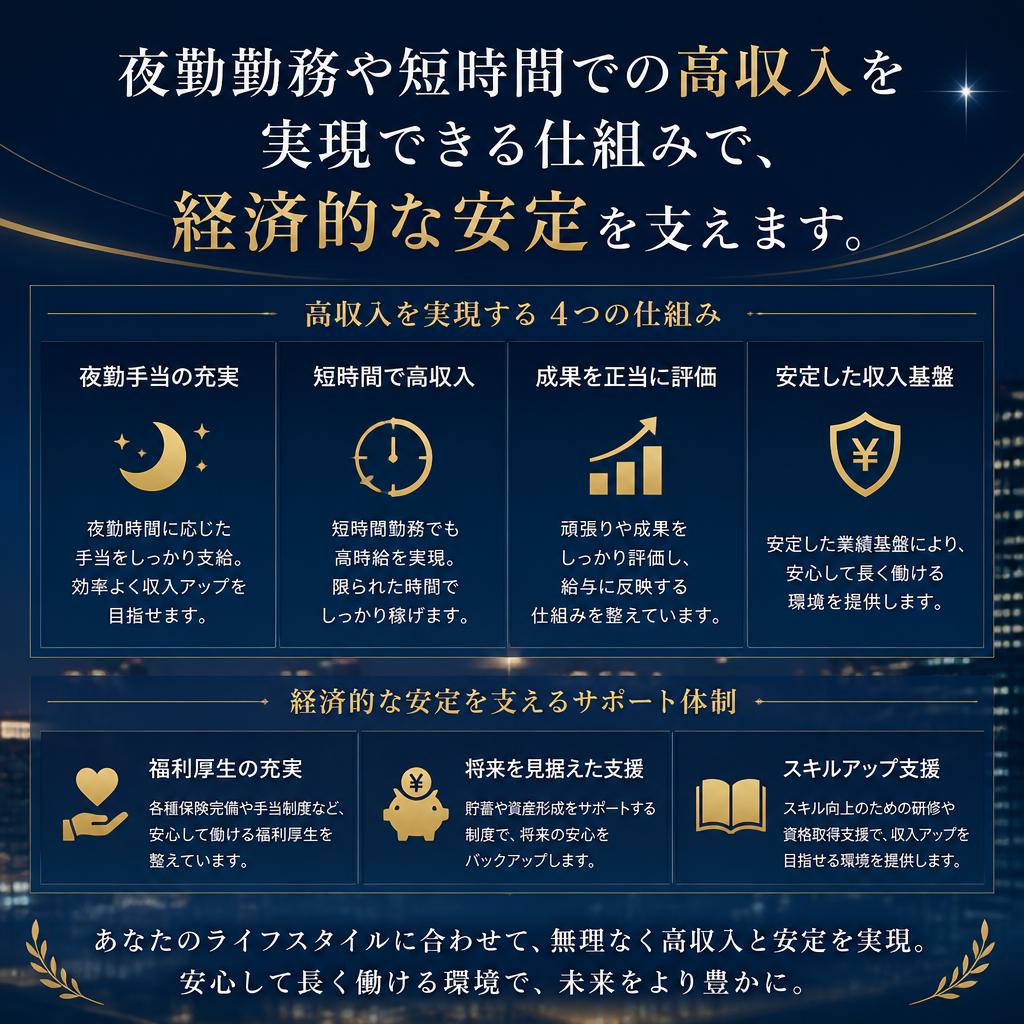 高収入を目指せる環境