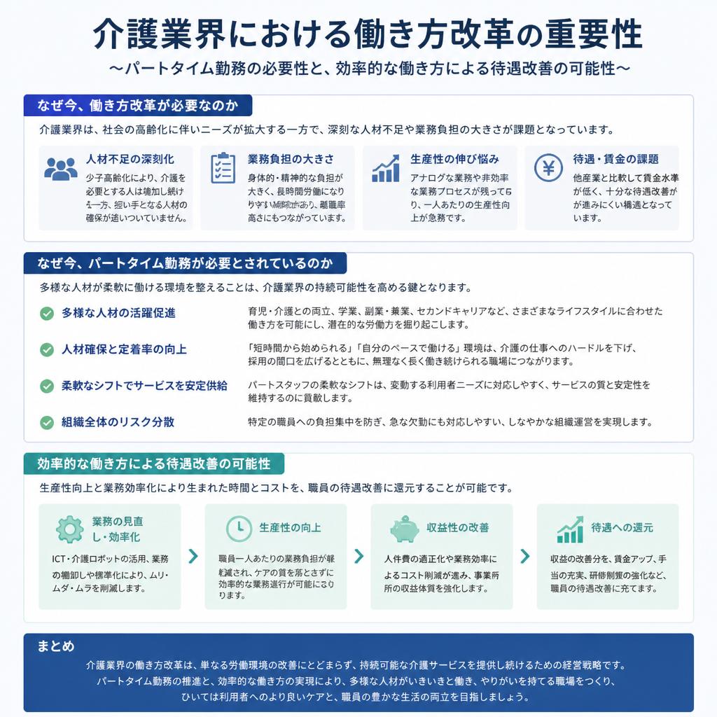 働き方改革 ― 介護も柔軟に