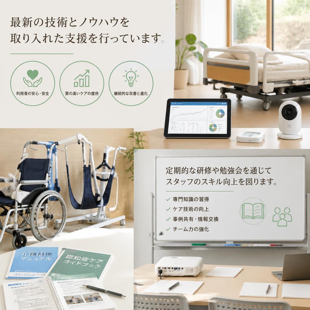 最新の介護技術とノウハウ