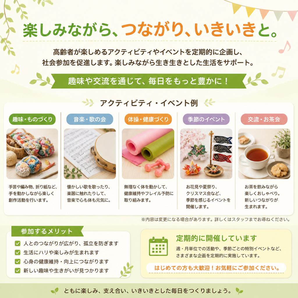 楽しい活動のご紹介