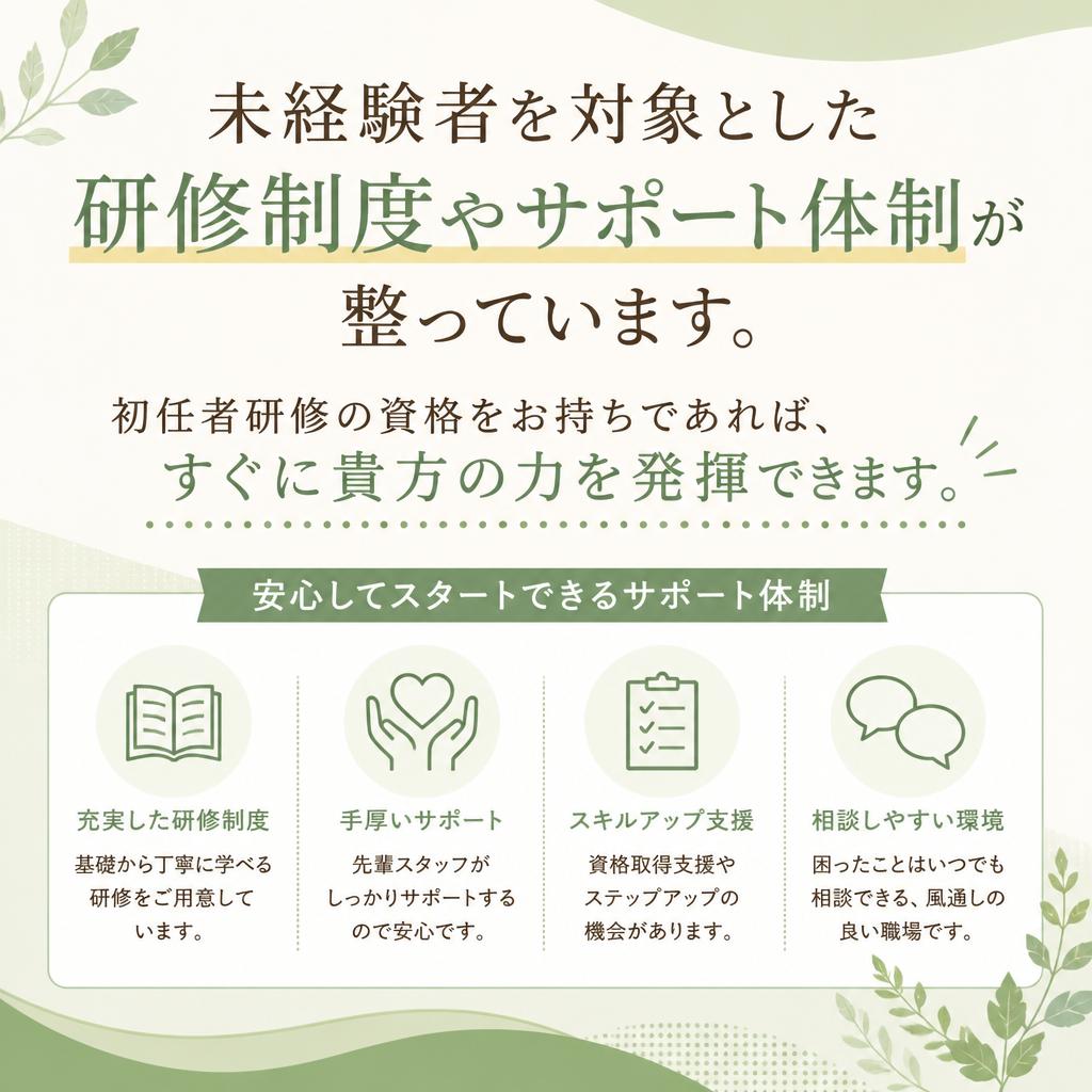 未経験でも安心して始められる理由