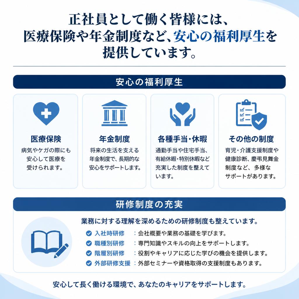 充実した福利厚生
