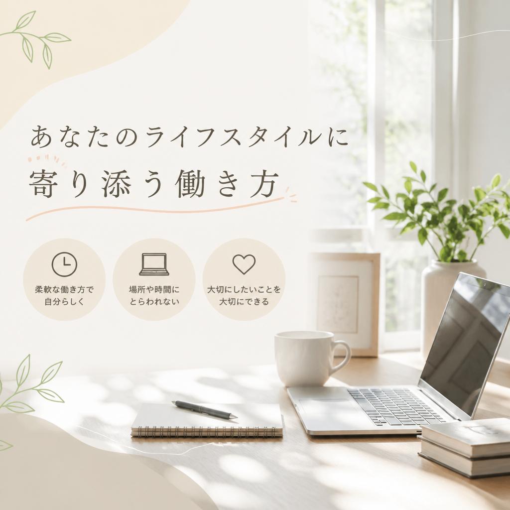 あなたのライフスタイルに寄り添う働き方