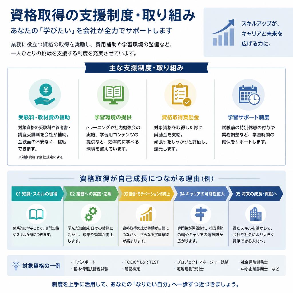 資格取得を通じての自己成長