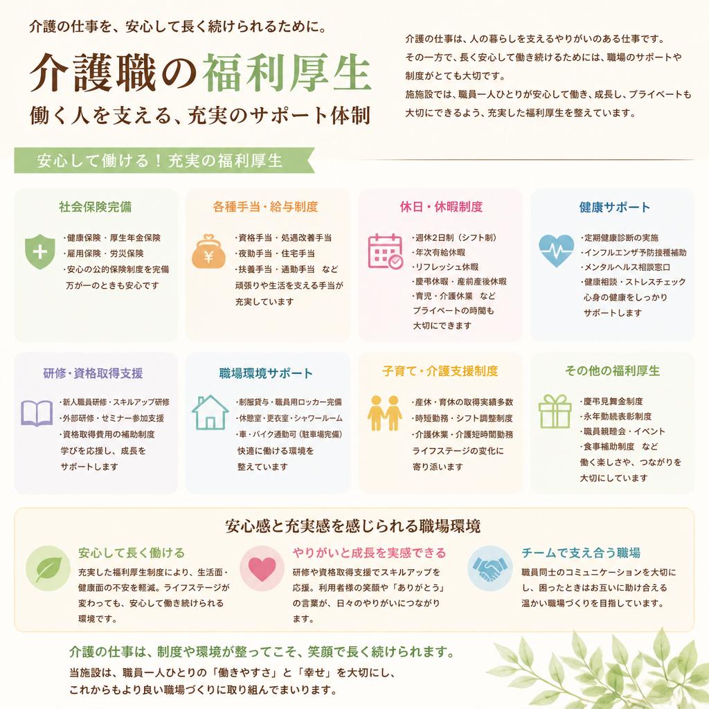 充実した福利厚生