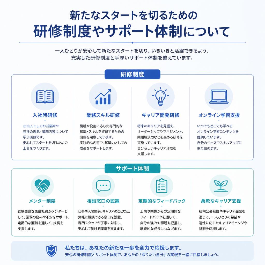 充実した研修制度