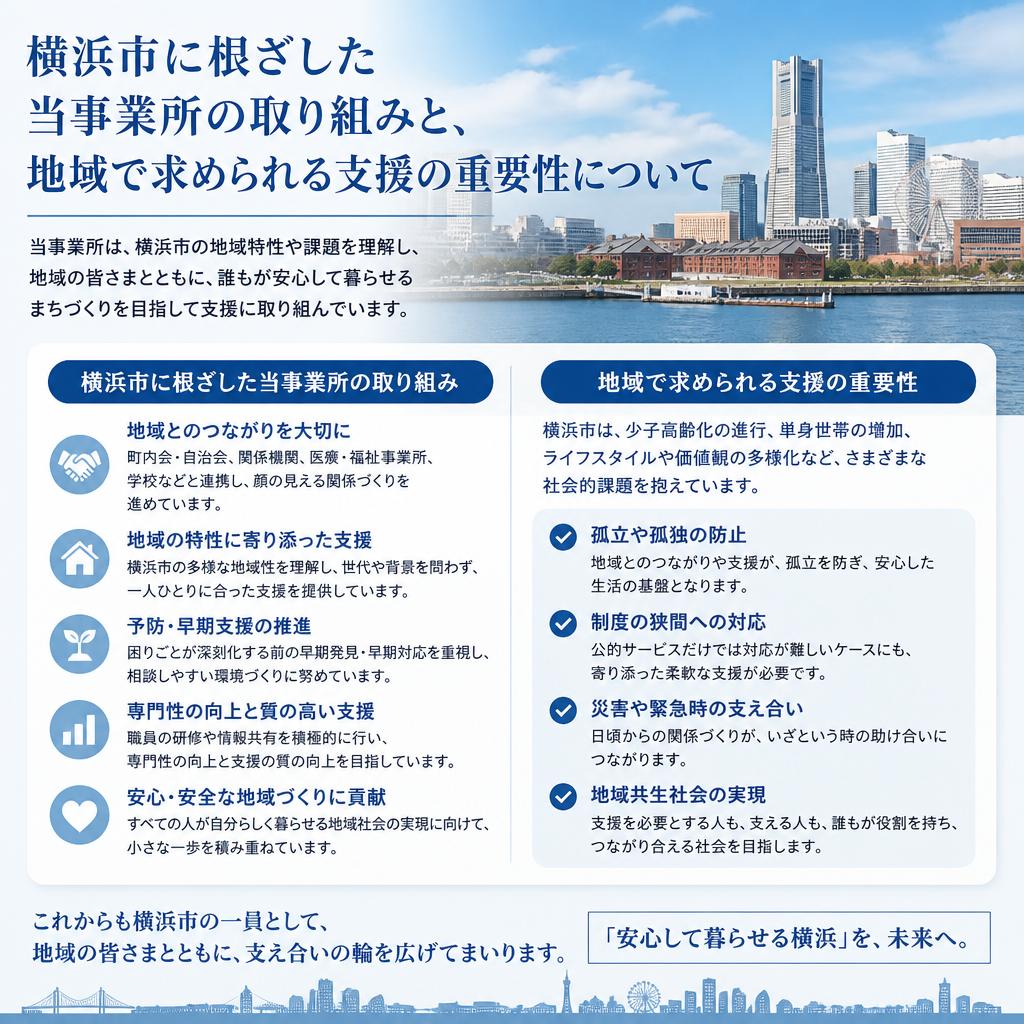 横浜エリアでの障がい者支援の現状