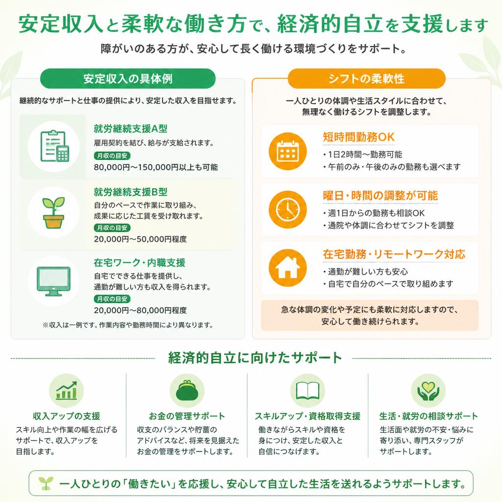 安定収入を実現するために