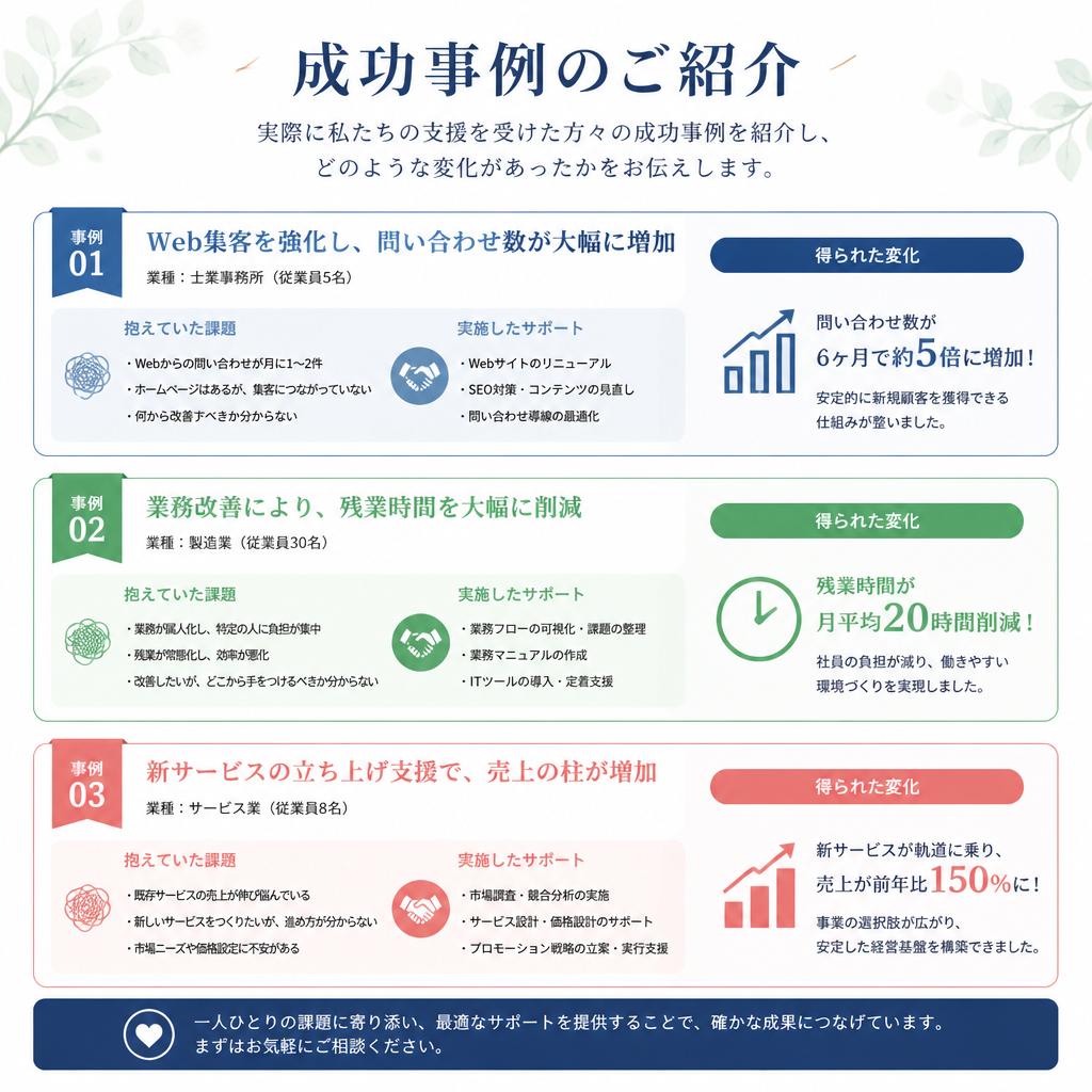 成功事例の紹介