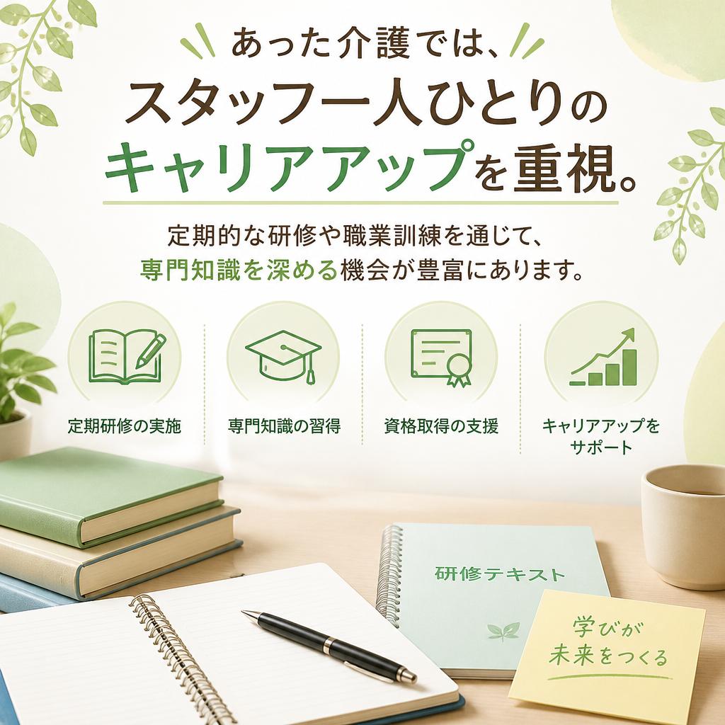 キャリアアップのサポート