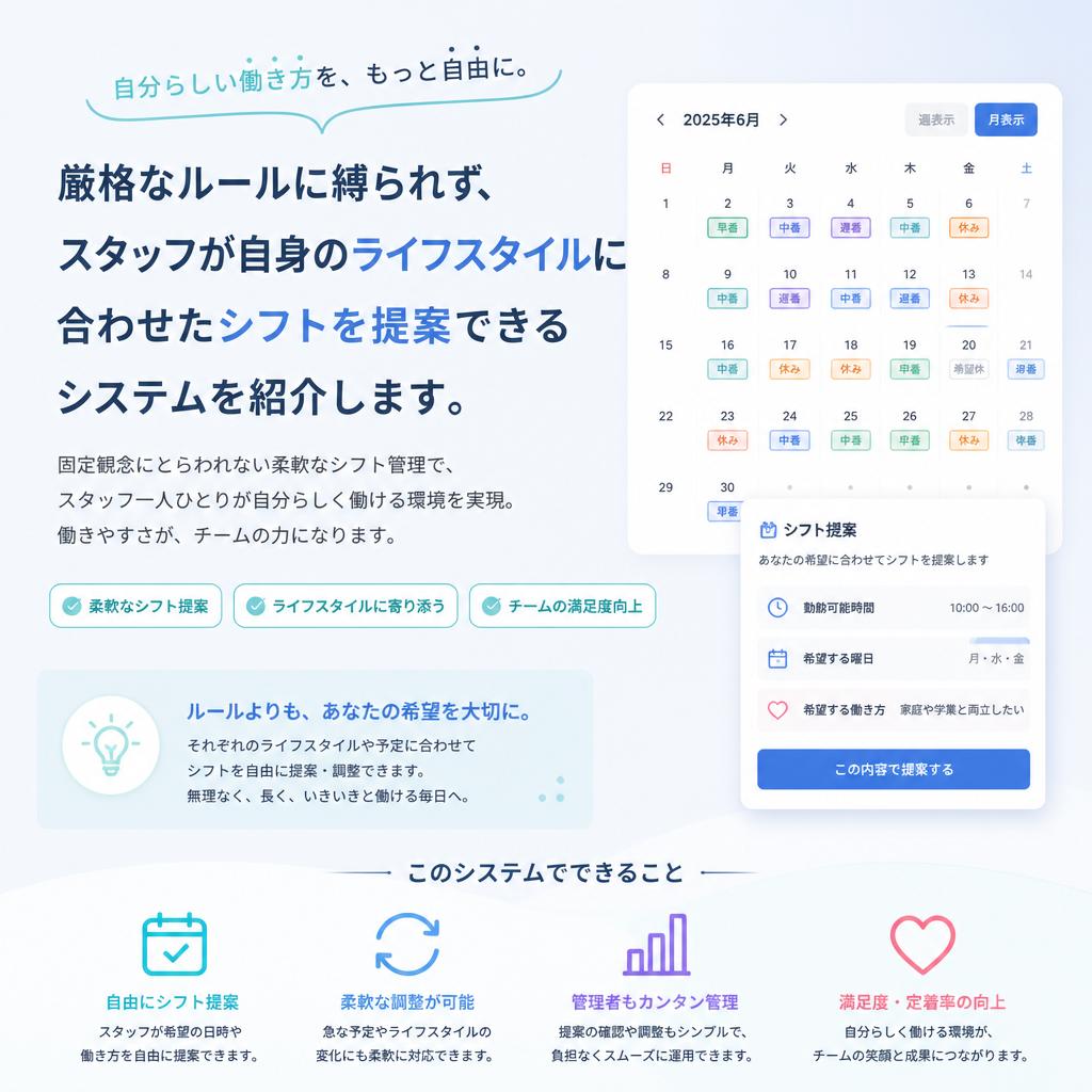 シフト管理の仕組み