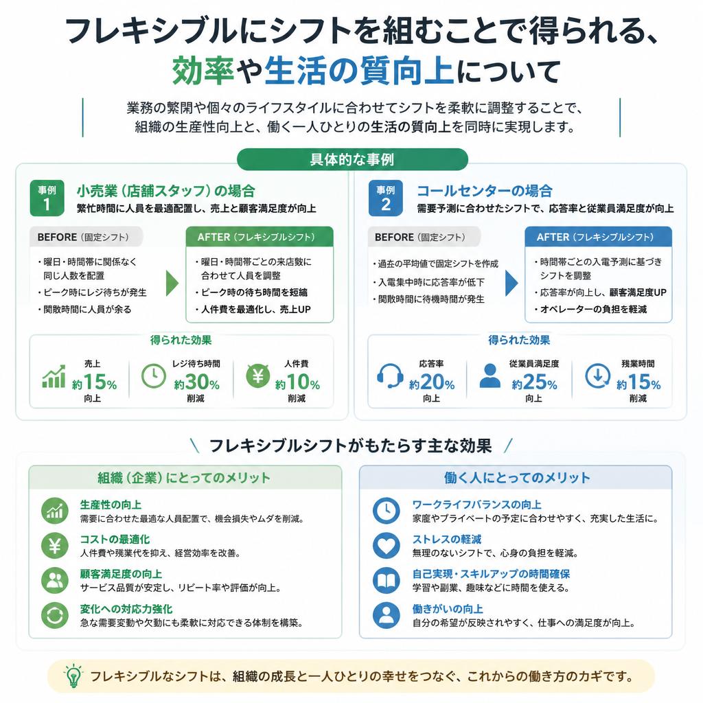 フレキシブルな働き方のメリット