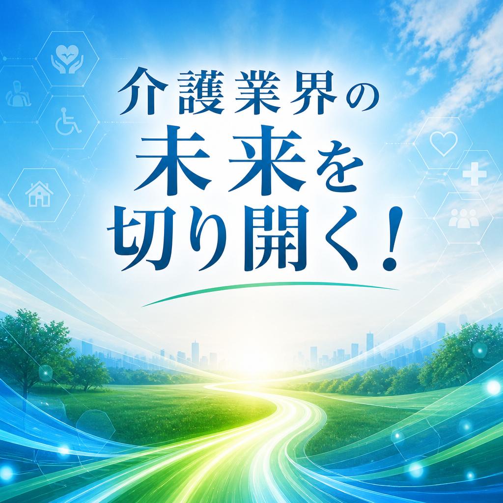 介護業界の未来を切り開く！