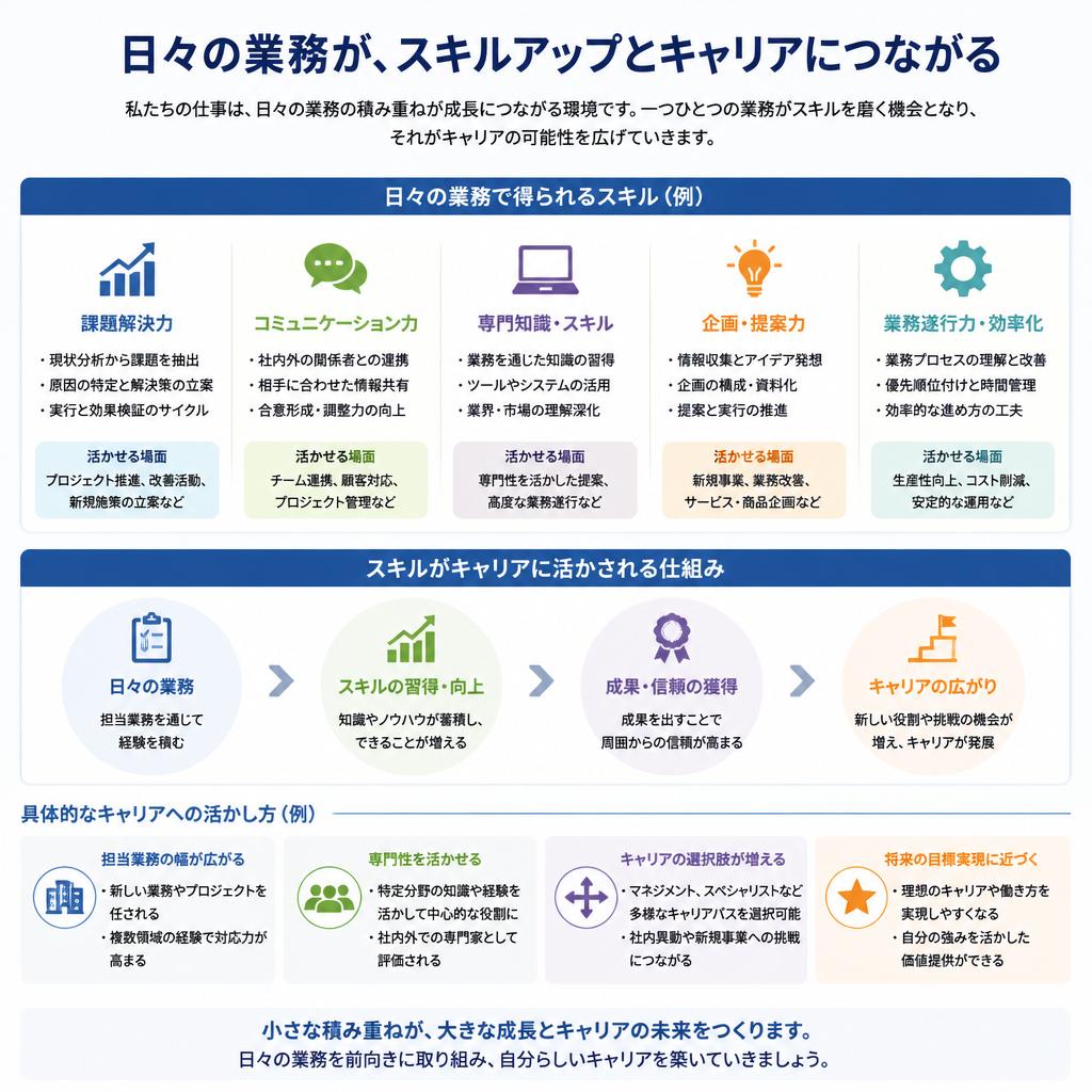 スキルアップと成長の機会