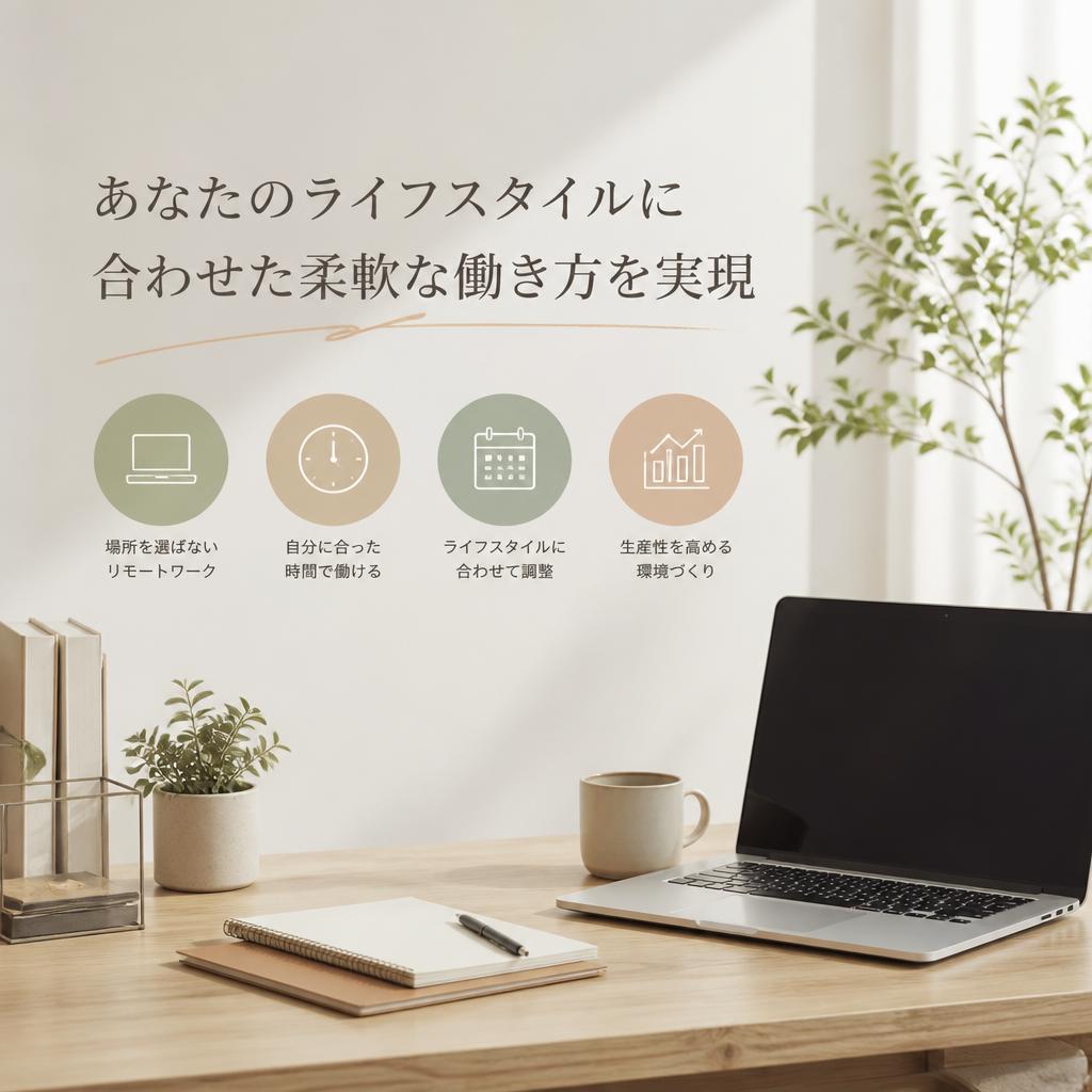 あなたのライフスタイルに合わせた柔軟な働き方を実現