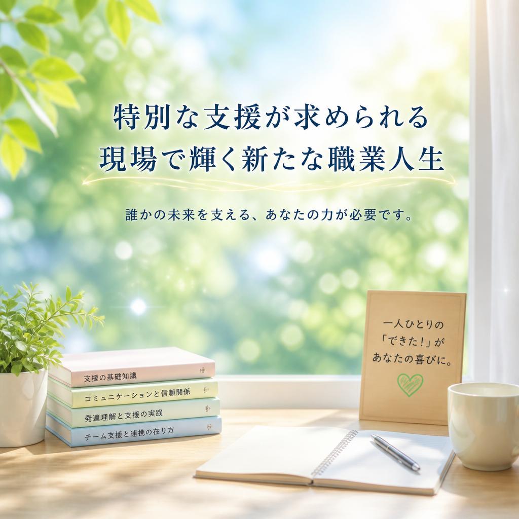特別な支援が求められる現場で輝く新たな職業人生