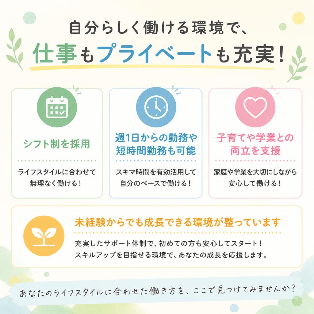 働きやすい職場環境