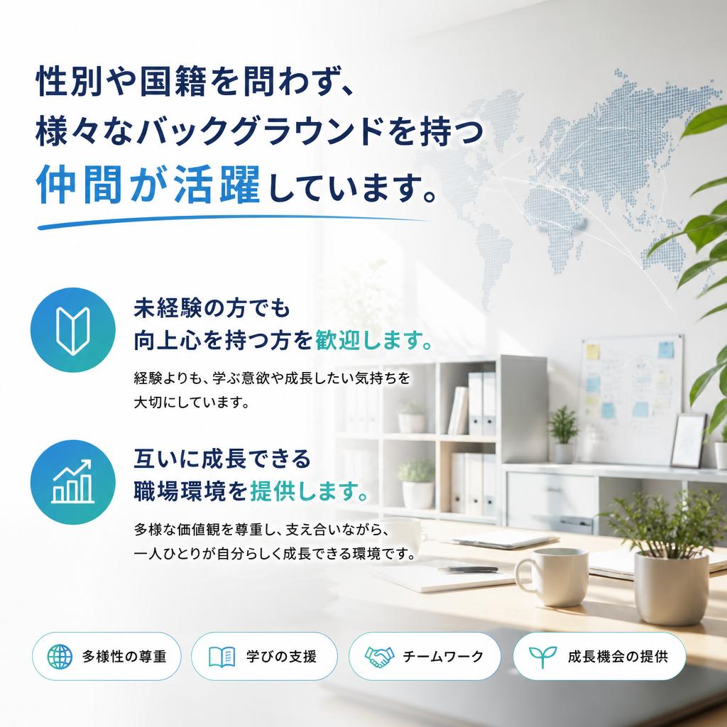 多様性を重視する職場づくり