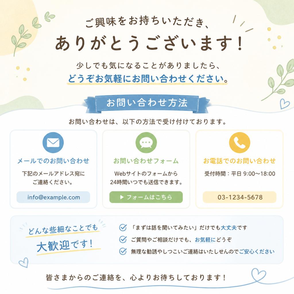 お問い合わせ方法
