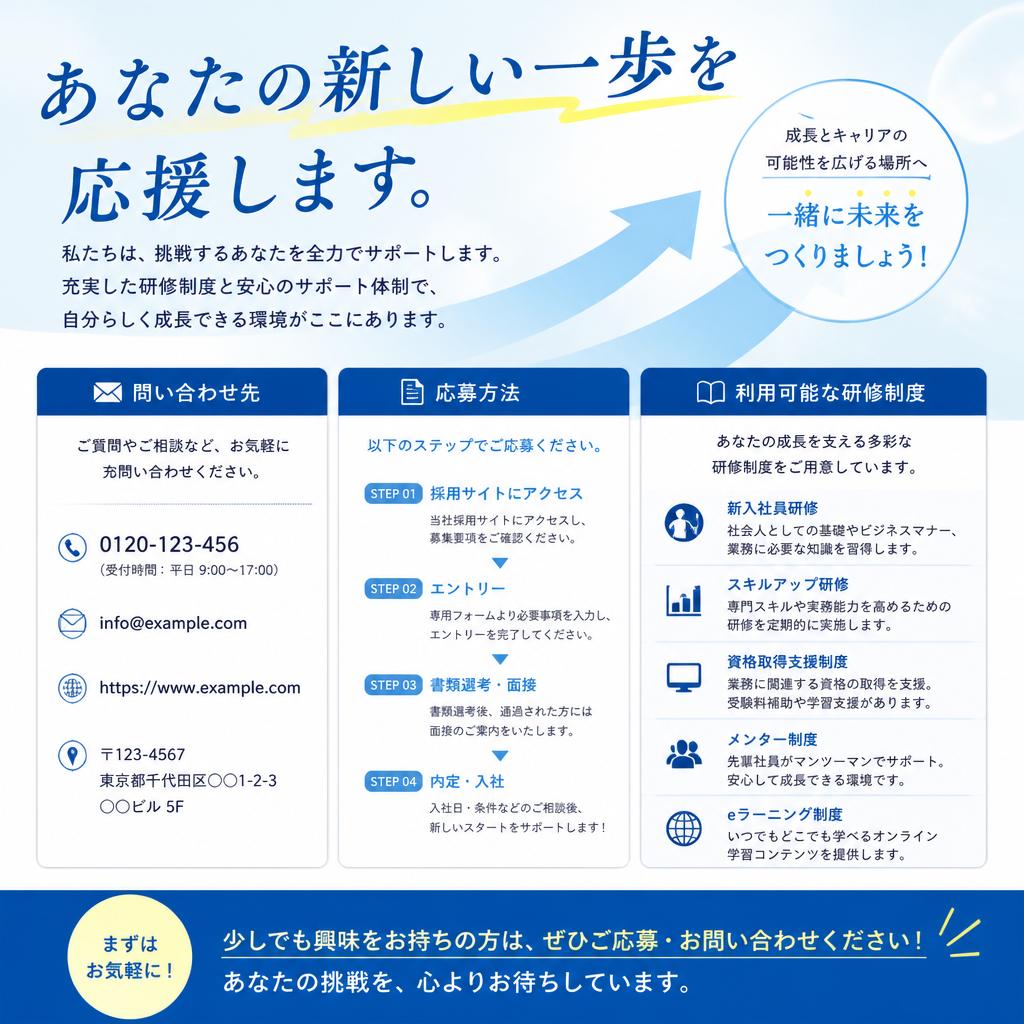 今すぐ相談・応募を！