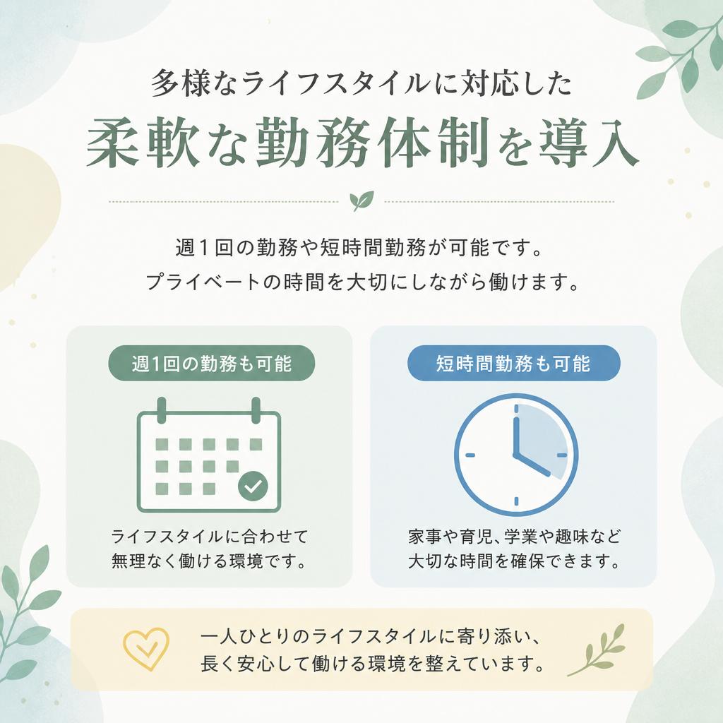 2. 働きやすさを追求した職場環境