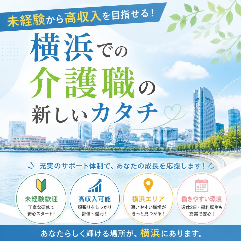 未経験から高収入を目指せる！横浜での介護職の新しいカタチ