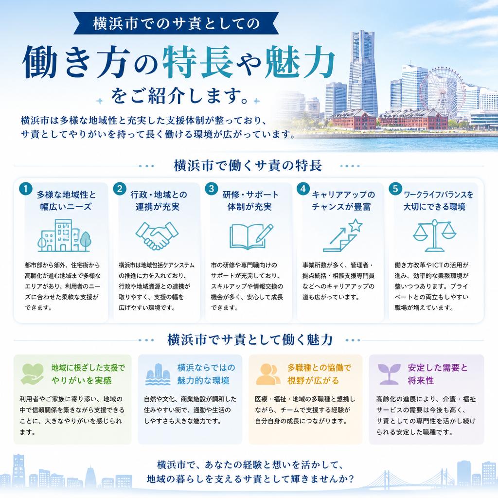 横浜市での働き方の魅力