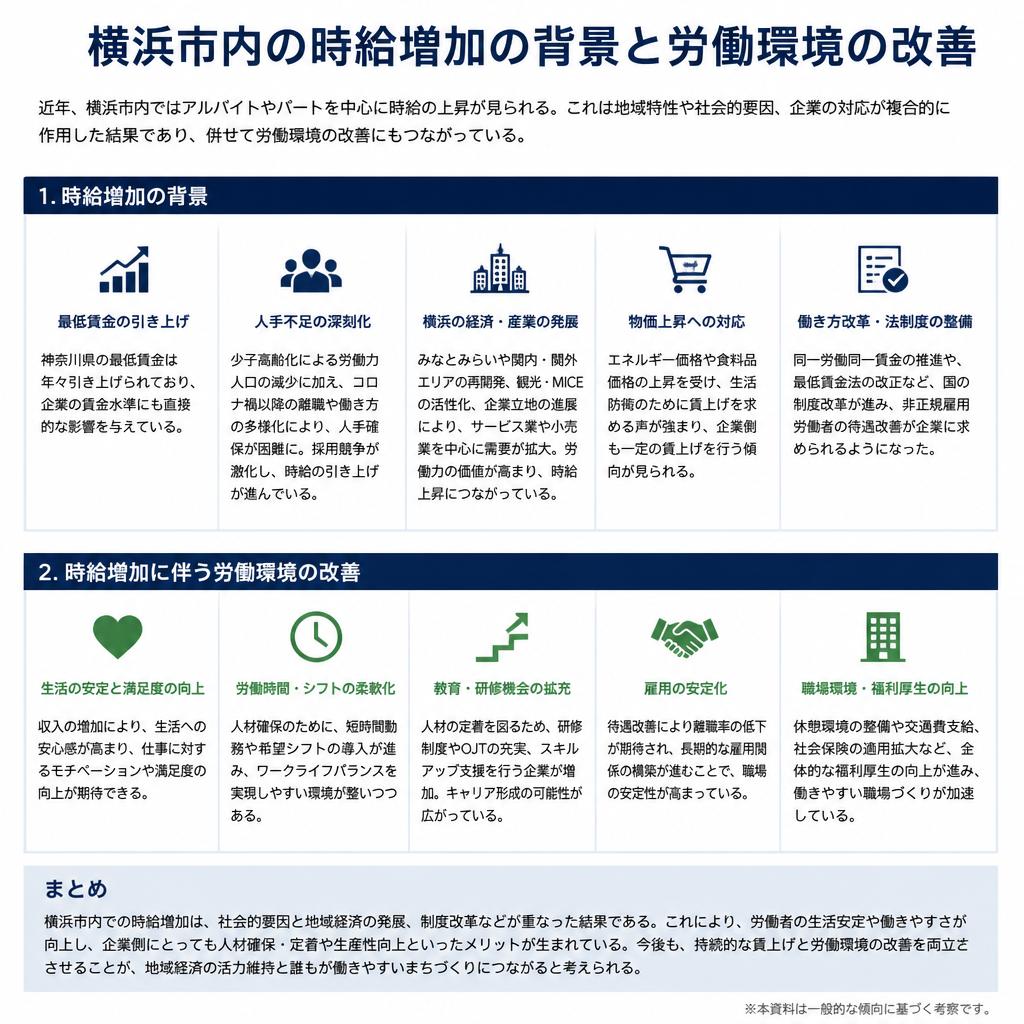 時給の増加傾向とその理由