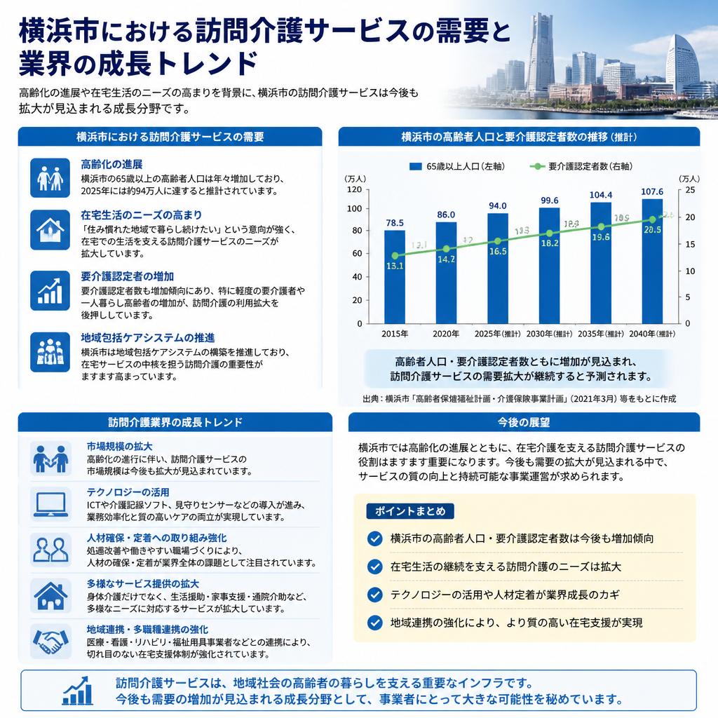 横浜市での訪問介護の現状
