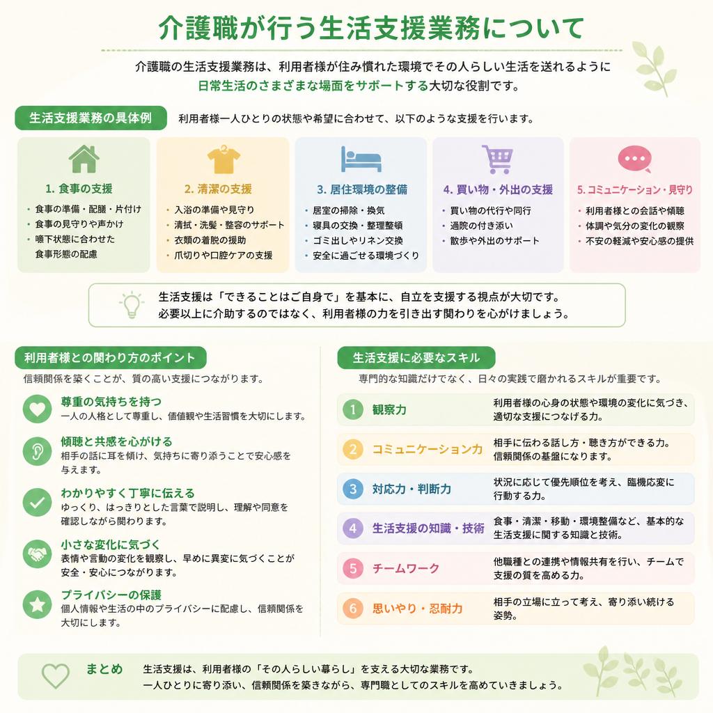 生活支援の仕事内容