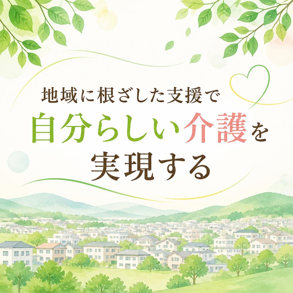 地域に根ざした支援で自分らしい介護を実現する