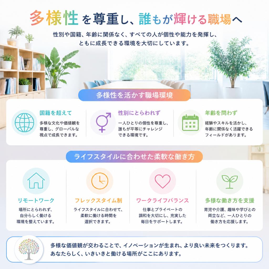 職場環境の魅力