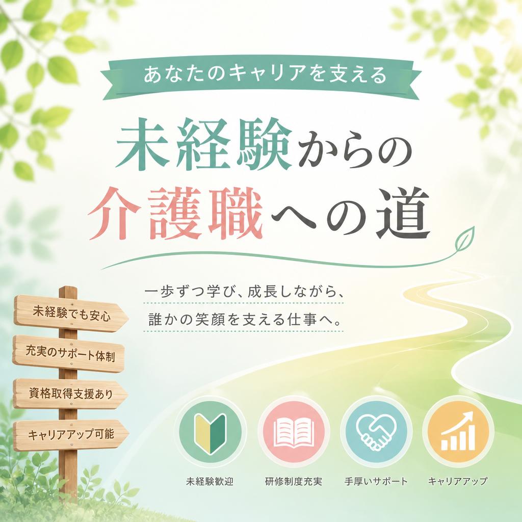 あなたのキャリアを支える、未経験からの介護職への道