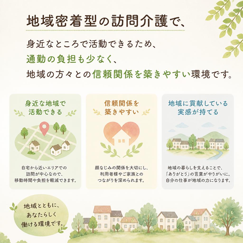 地域に根ざしたサービス提供