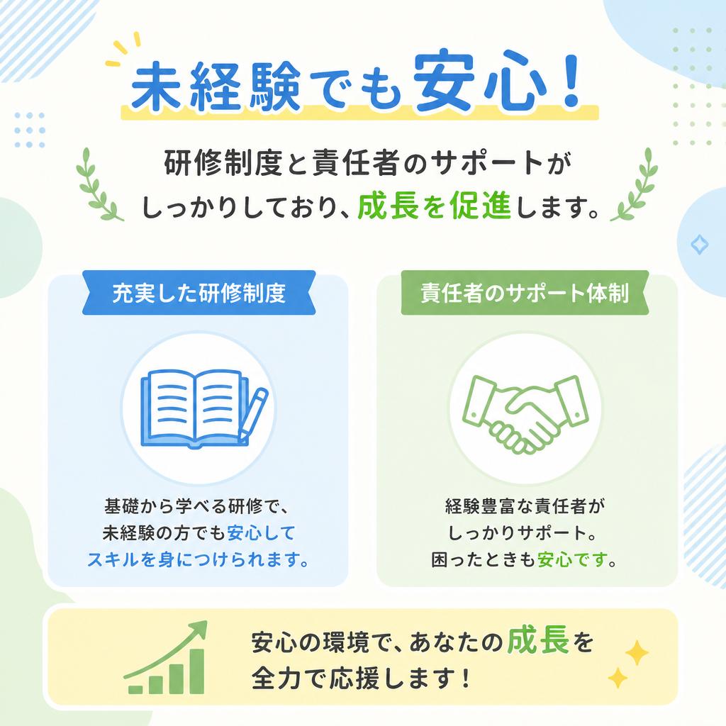 サポート体制の充実