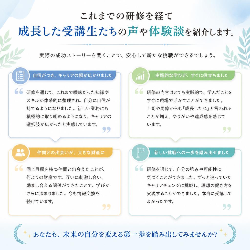 受講生の声