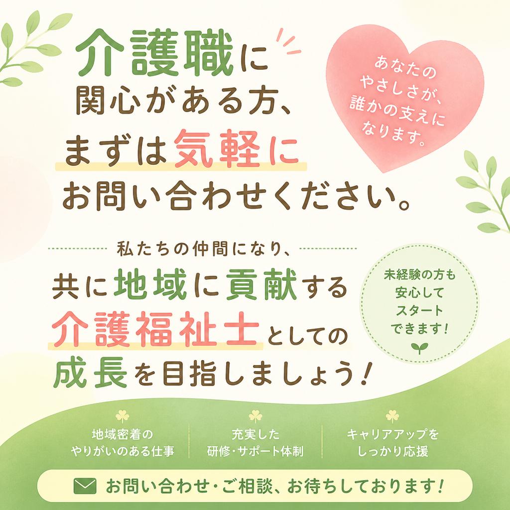 まずはお問い合わせを！
