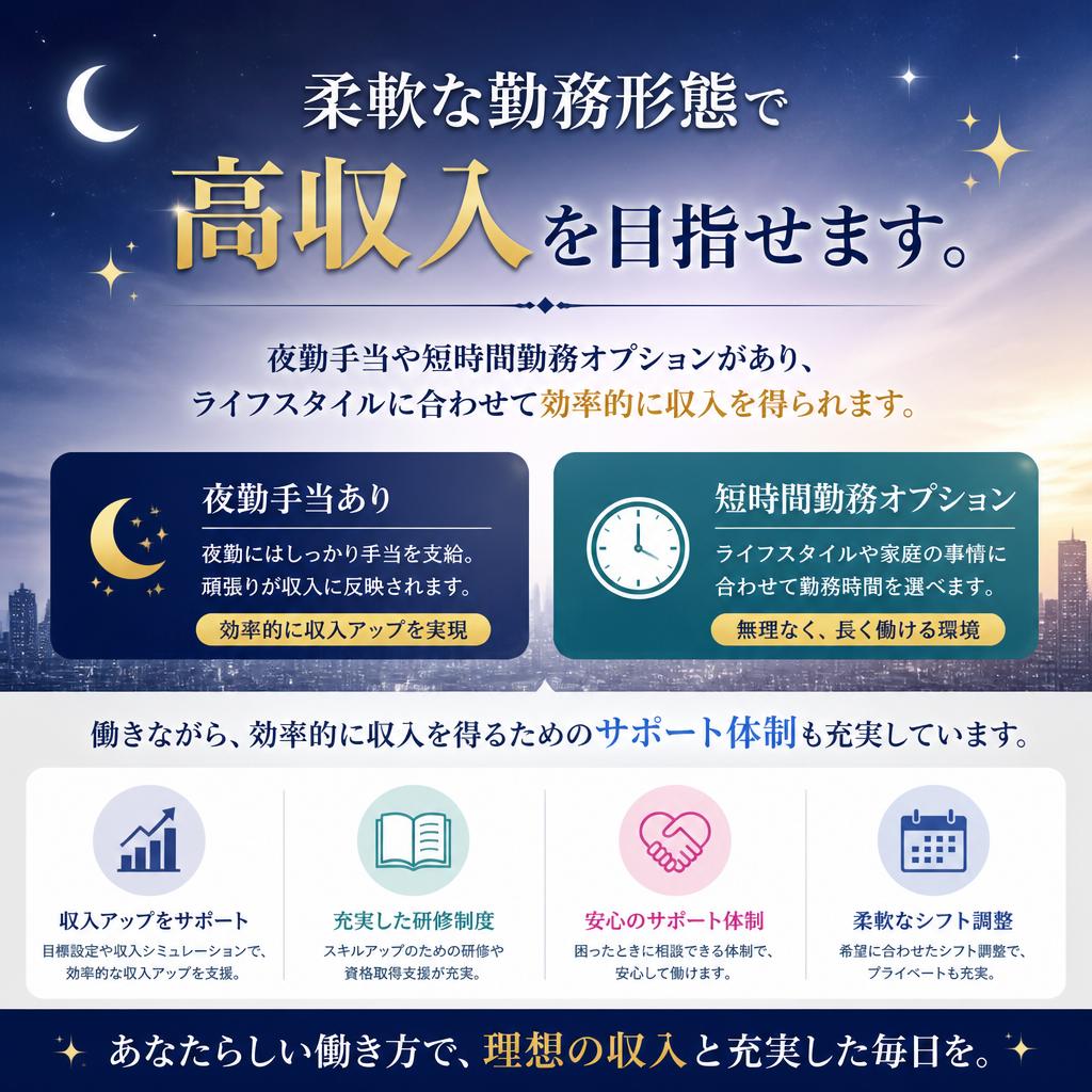 高収入を実現する環境