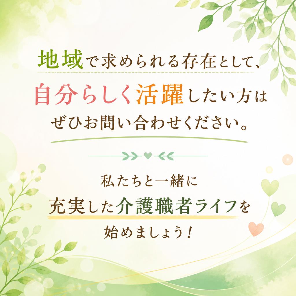 さあ、あなたも一緒に成長しませんか？
