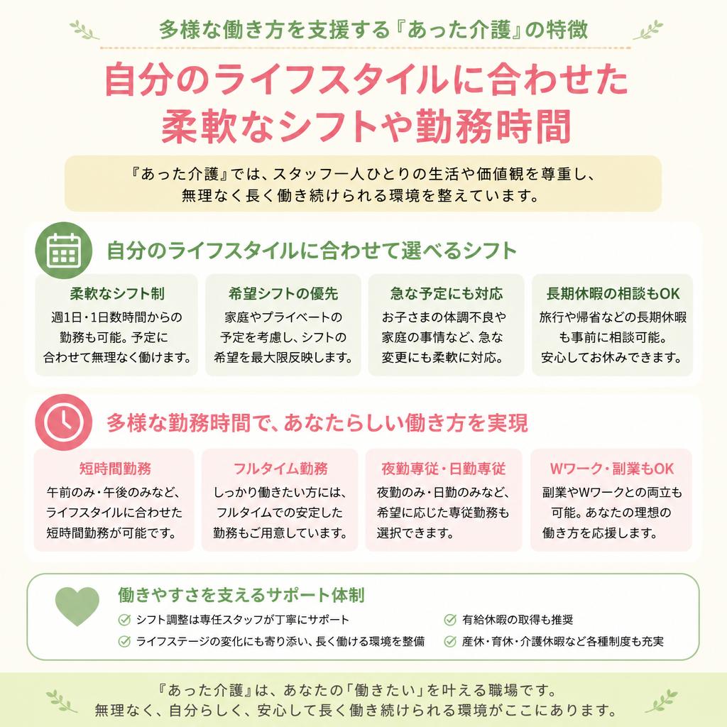 自分らしい働き方を実現！