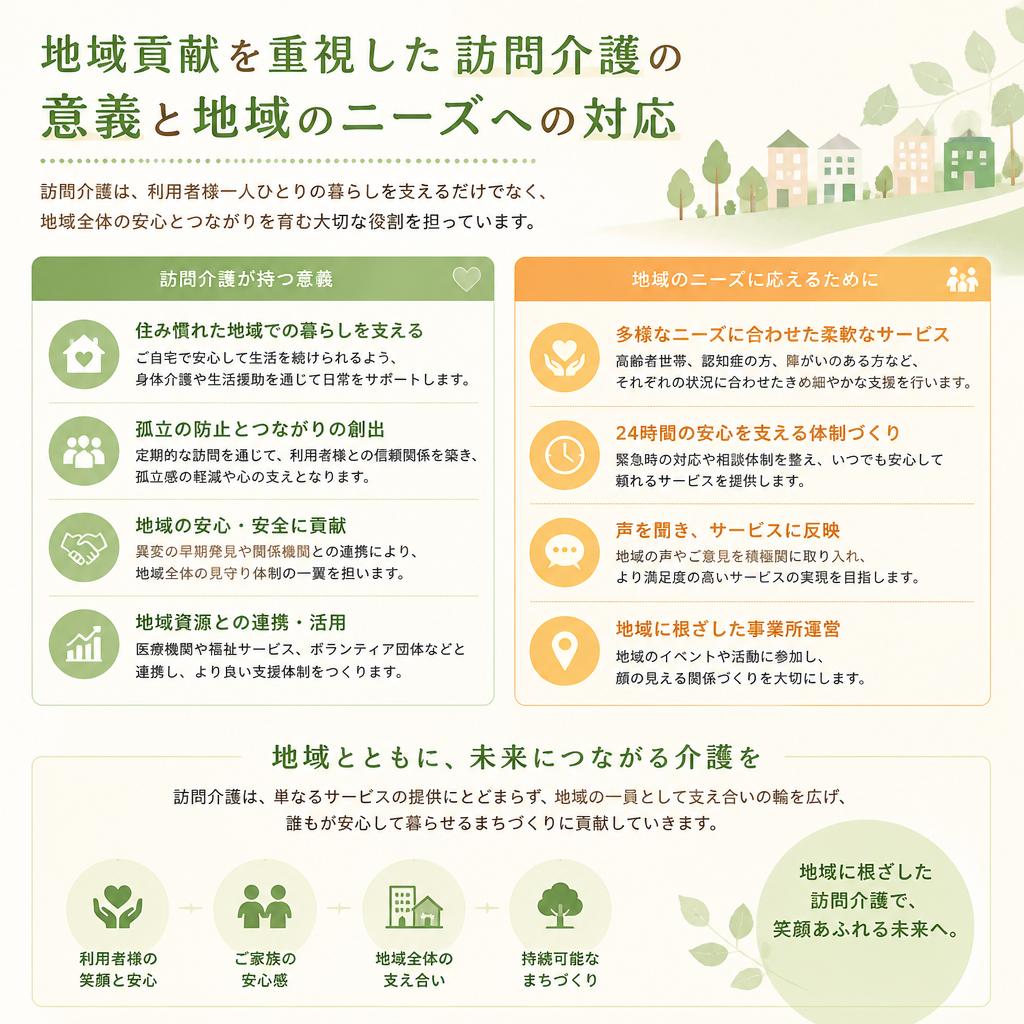地域に根ざしたサービスの提供