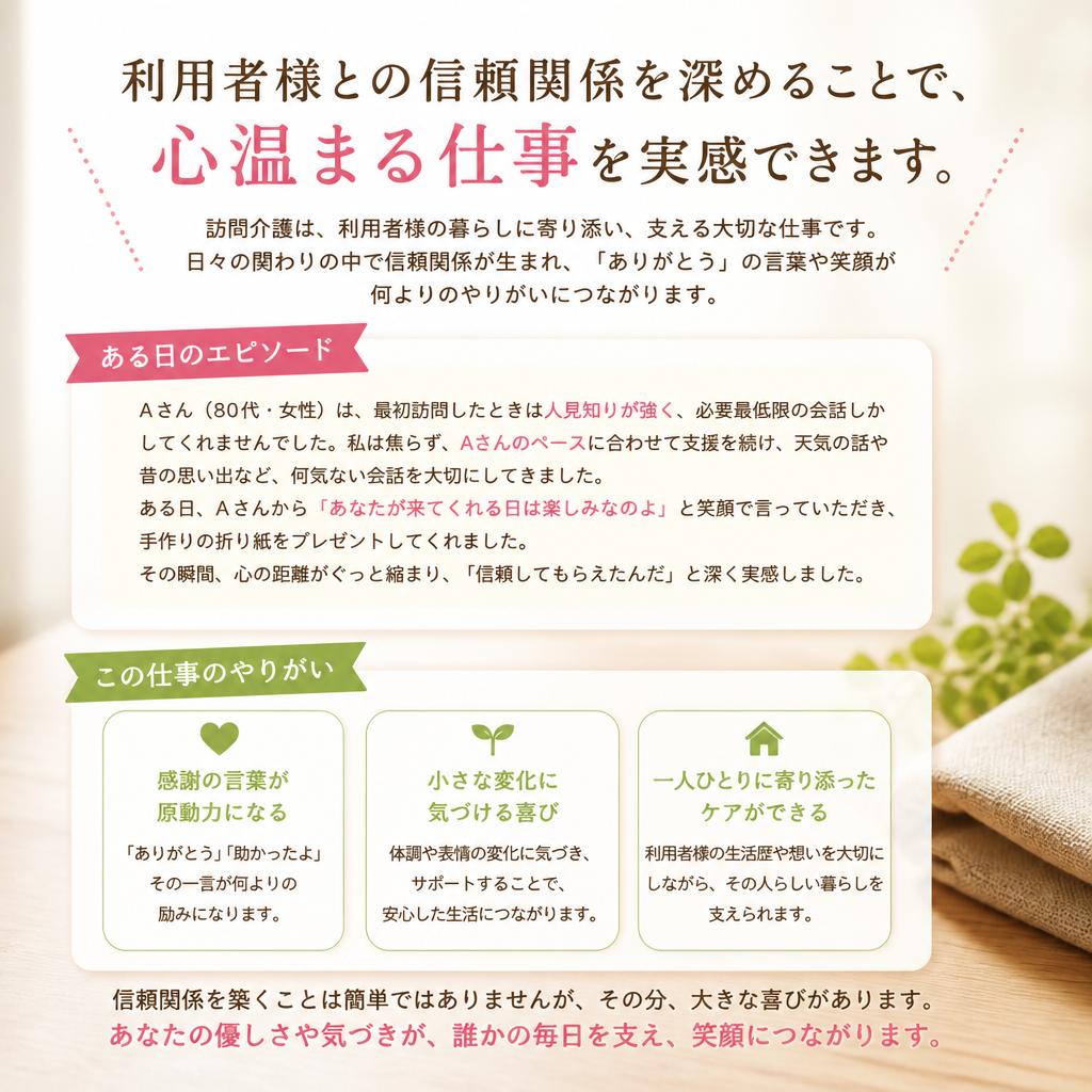 仕事を通じた人間関係の構築