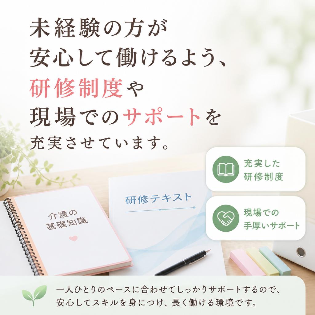 未経験者歓迎の理由