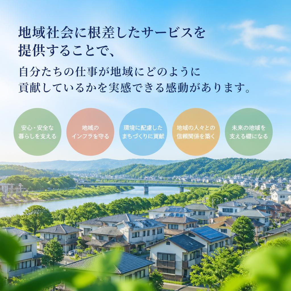 地域に根ざしたサービスと責任感