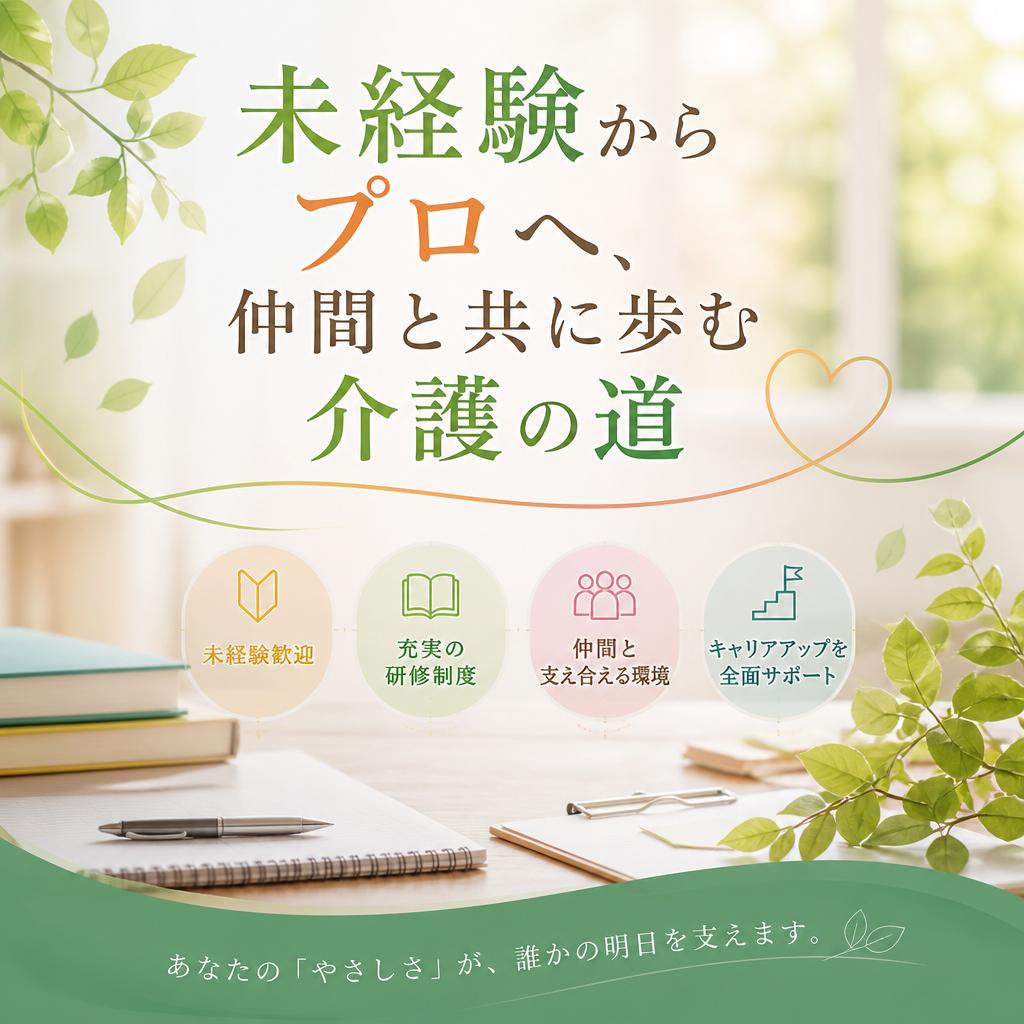 未経験からプロへ、仲間と共に歩む介護の道