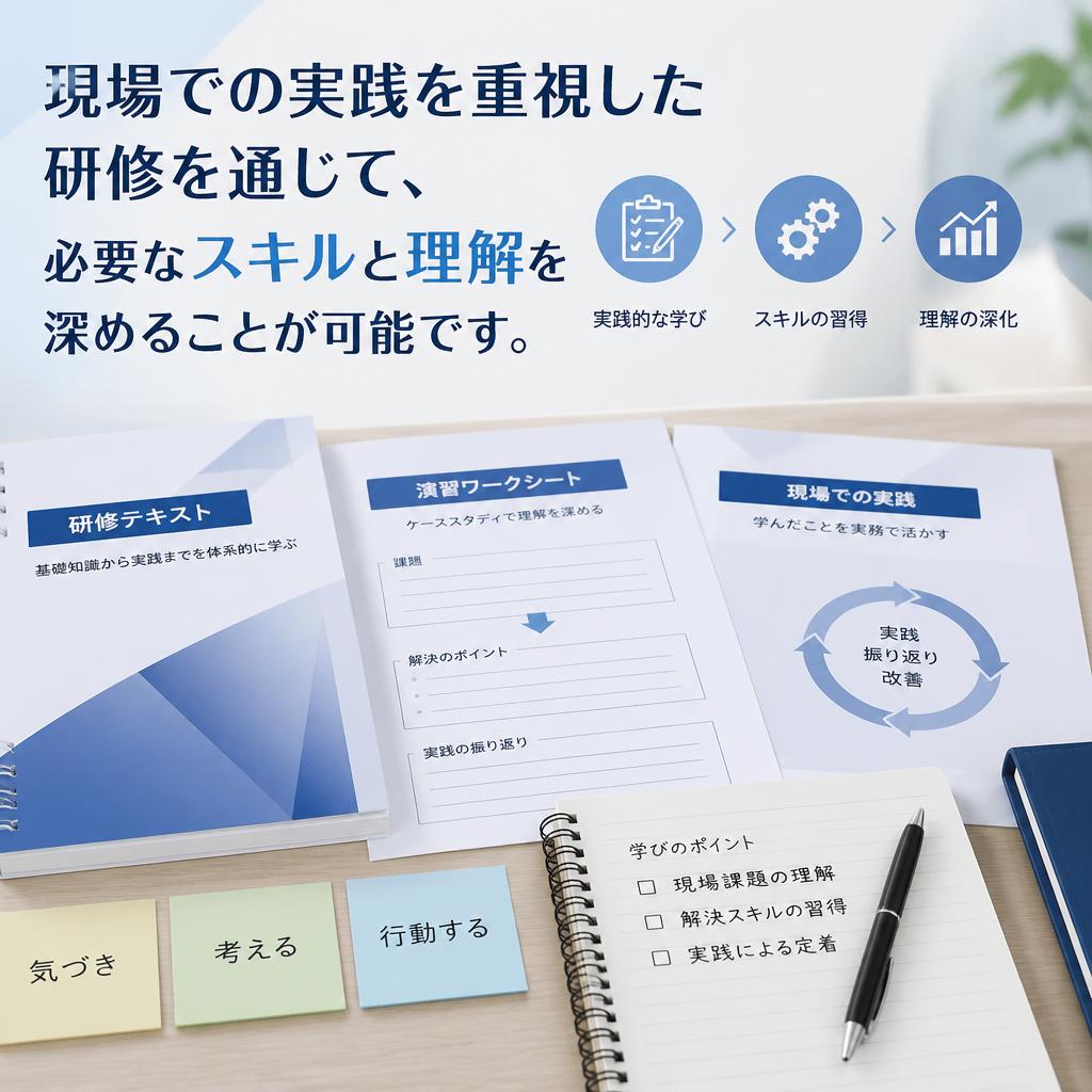 スキルアップを実現する研修制度