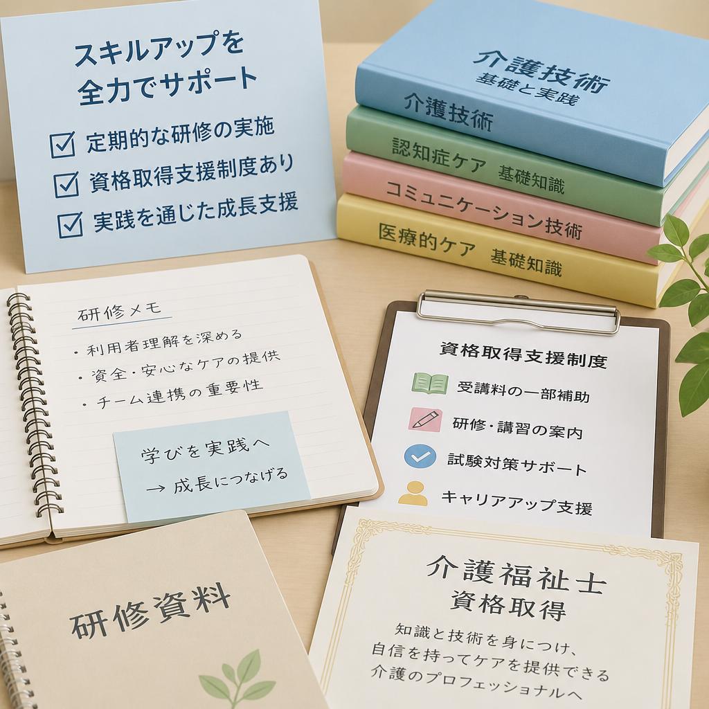 充実したキャリアアップ支援