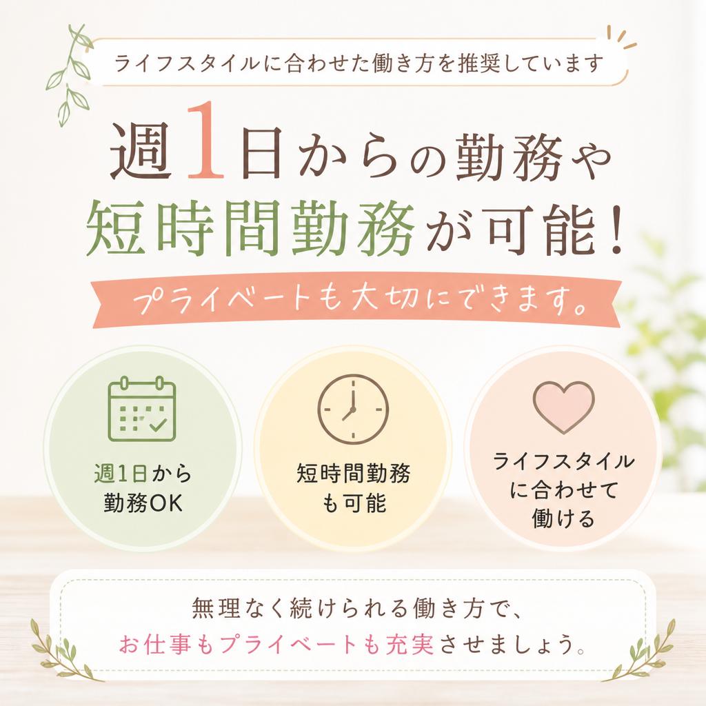 柔軟な勤務時間