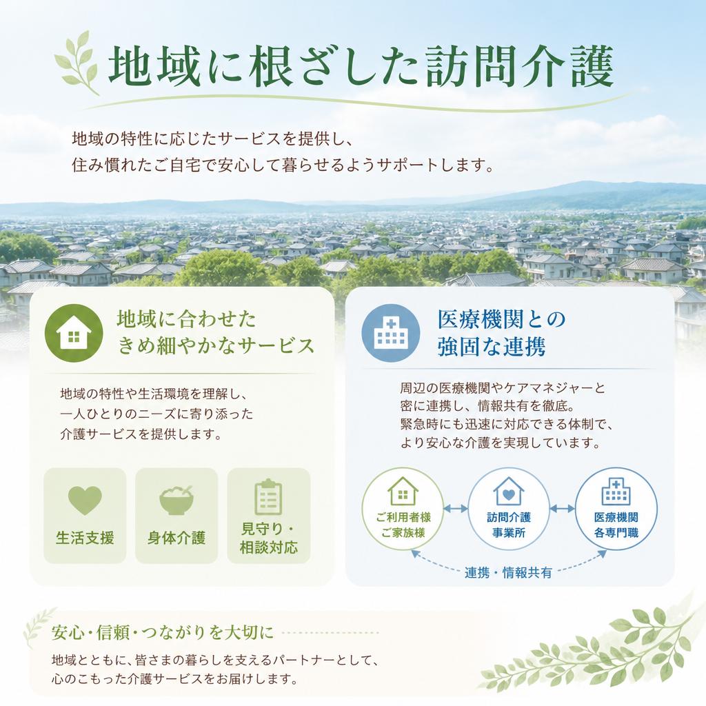地域密着型のサービス