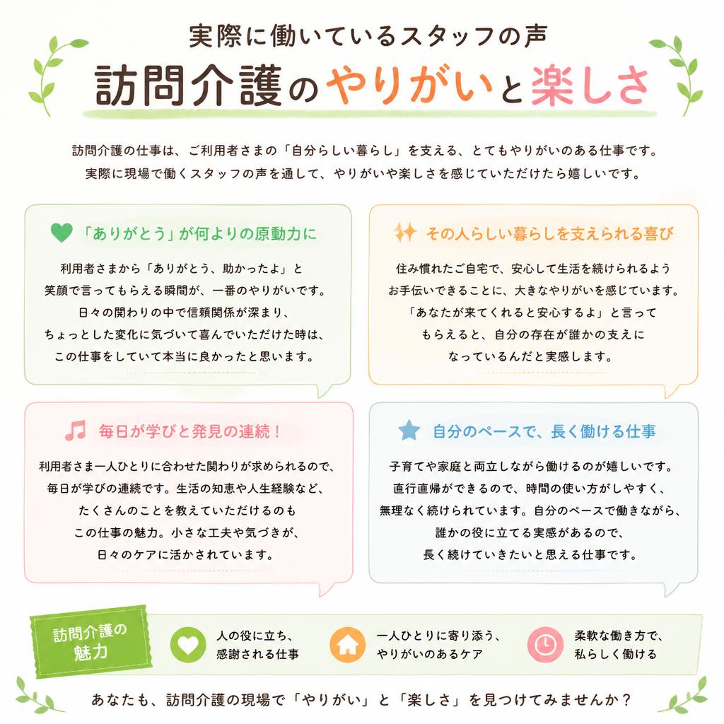 実績と声：先輩スタッフの体験談